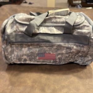 Small Camo Gym Bag.